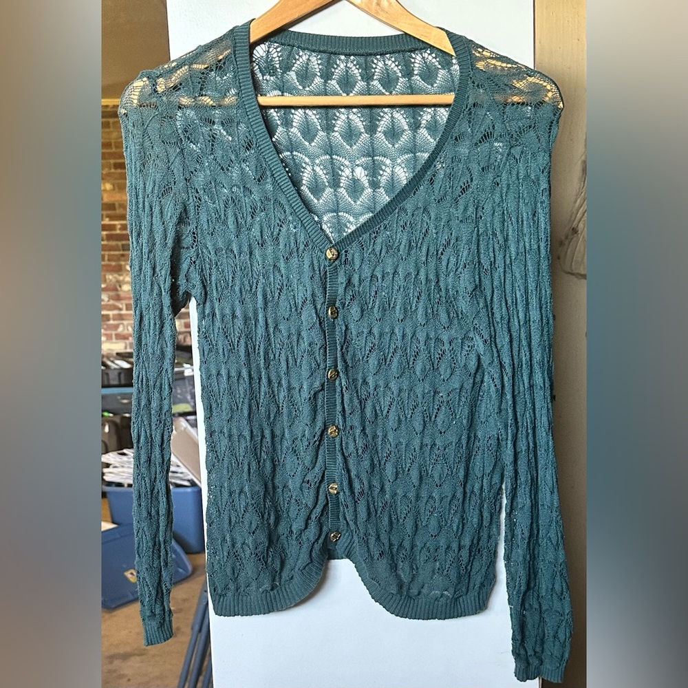 Green Cardigan